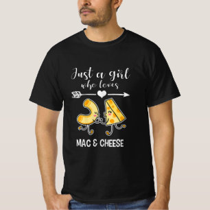 Presente para Mac e Queijo com Camisa Engraçada M