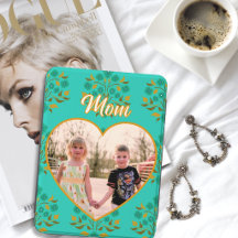 Presente para Mãe Leitora Coração Modelo de Foto T