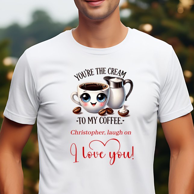 Presente para Namorado Camisa de Comida Engraçada  (Gift for Boyfriend Funny Food Valentine Men T-Shirt)