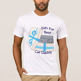Presente para o melhor Pai de gato, T-Shirt de cur