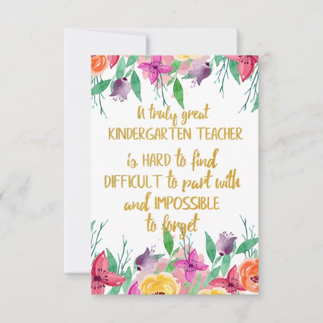 Presente para professora de jardim de infância Cit (Frente)