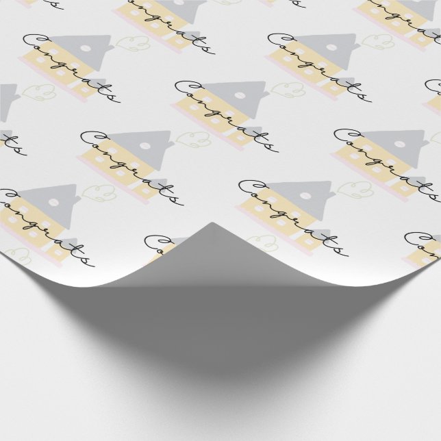 Presente Parabéns pelo seu novo papel de moldagem doméstica (Ponta)