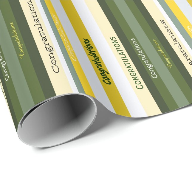 Presente Parabéns Rascunho de Oferta de Papel de Faixa (Ponta do rolo)