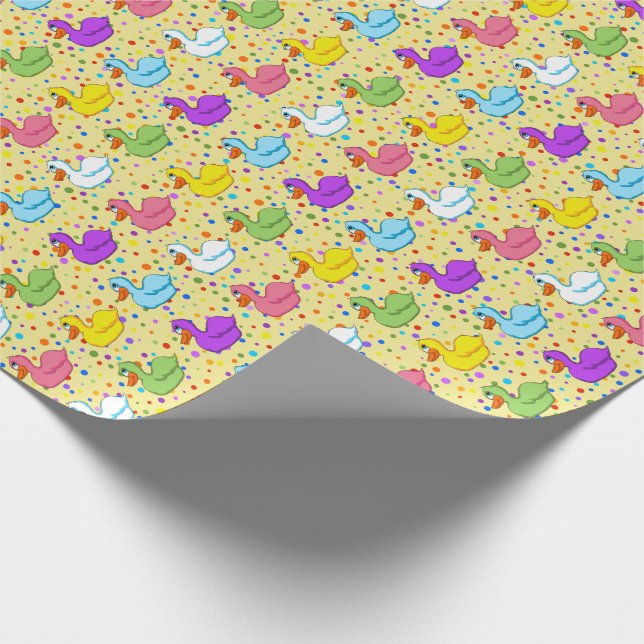 Presente Patos em papel de moldagem por linha (Ponta)