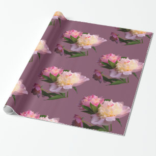 Presente Peony Flowers - Belo Papel de Invasão