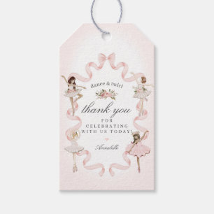 Presente Pequena etiqueta de Ballerina para o Aniversário o