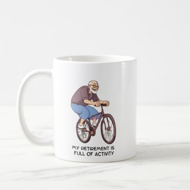 presente perfeito para a caneca de café aposentada (Esquerda)