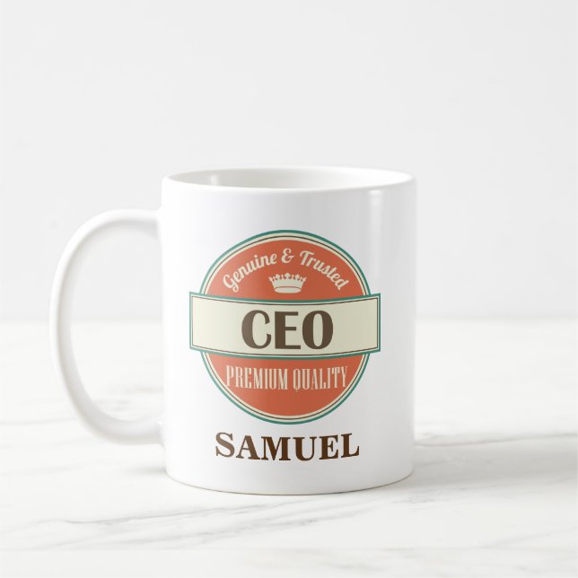 Presente personalizado CEO da caneca do escritório (Esquerda)