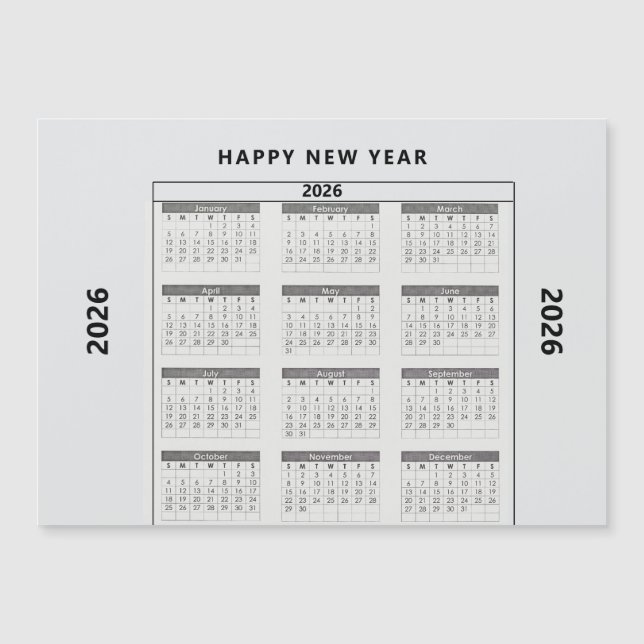 Presente Personalizado de Ano Novo Feliz (Frente)