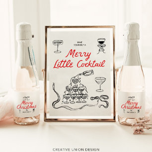 Presente Personalizado de Natal Feliz Desenho à Mã