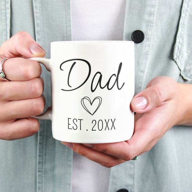 Presente Personalizado de Pai para Novo Pai Caneca (Criador carregado)