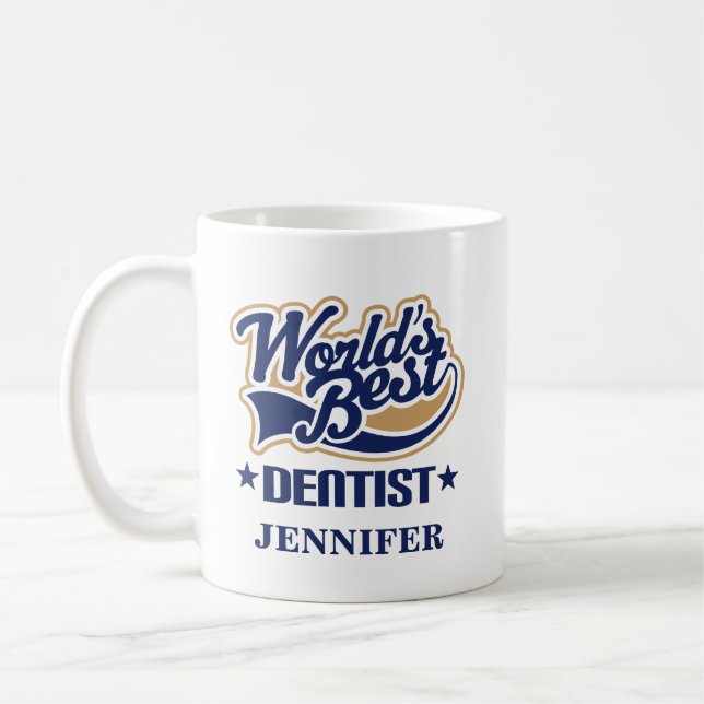 Presente personalizado dentista da caneca (Esquerda)