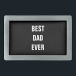Presente personalizado do Dia de os pais de aniver<br><div class="desc">Impresso com fundo preto sólido e modelo de texto para "Melhor Pai Nunca",  que você pode personalizar para fazer presentes personalizados,  favoritos para festas etc para Dia de os pais,  aniversários,  casamentos,  aniversário etc! Você também pode mudar a cor de fundo como desejar!</div>