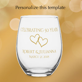 Presente Personalizado Elegante Moderno para 50º A