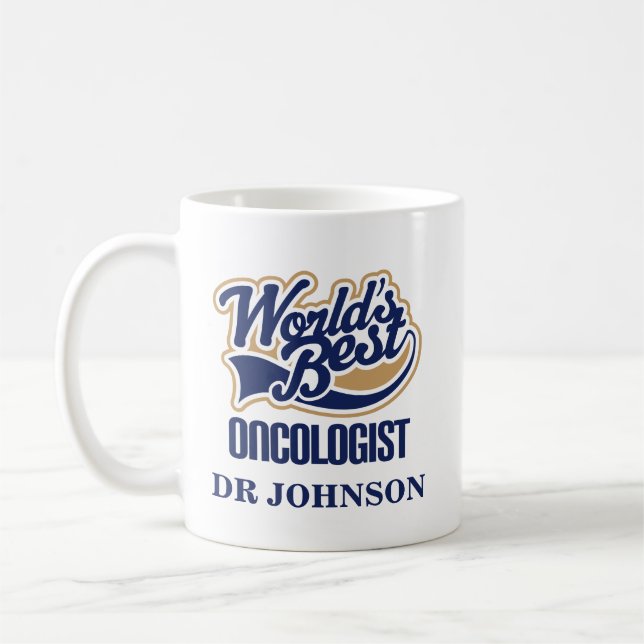 Presente personalizado oncologista da caneca (Esquerda)