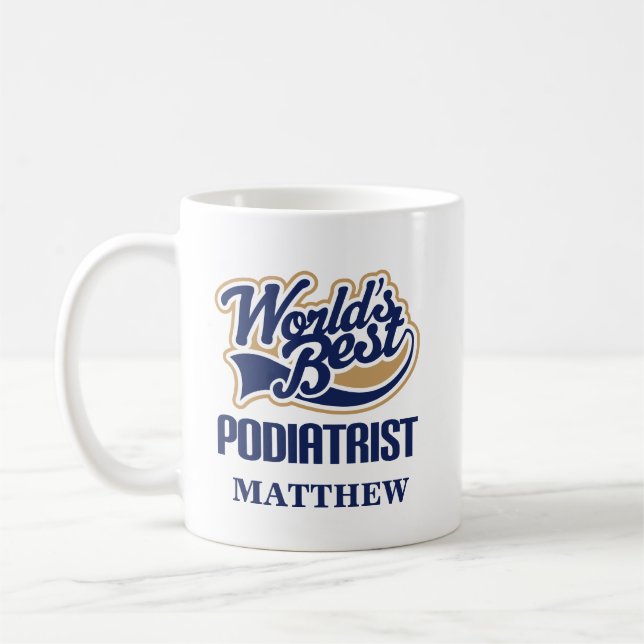 Presente personalizado Podiatrist da caneca (Esquerda)