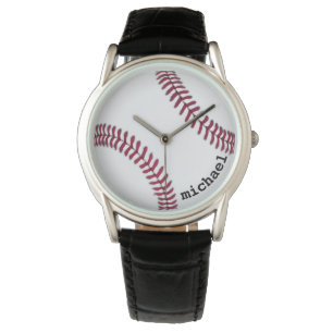 Presente personalizado relógio do basebol das