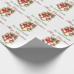 Presente Personalize o papel conhecido de Bels da árvore d