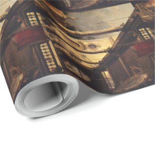 Presente Perspectiva com um papel de moldagem portática