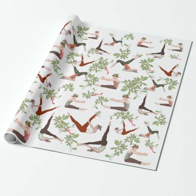 Presente Pilata o papel de moldagem de Natal (Desenrolado)