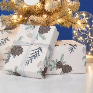 Presente Pinecone, Casa Farmada Russa Papel de Vestimento d