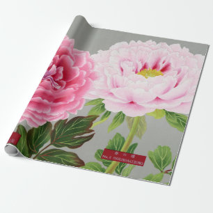 Presente PINTOS FLORAIS DE IMPRESSÃO FLORAL EM Papel