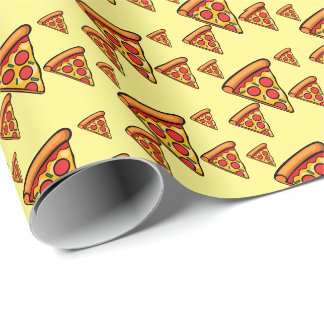 Presente Pizza Friday Design - Papel de enrolamento de mate (Ponta do rolo)