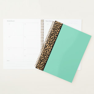 Presente Planejador Retro Leopardo