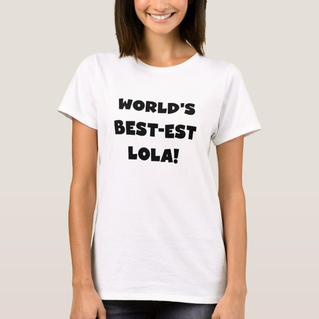 Presente preto e branco do camiseta do Melhor-est (Frente)