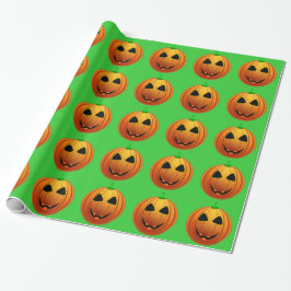 Presente Pumpkins bonitinho no papel de moldagem do padrão 