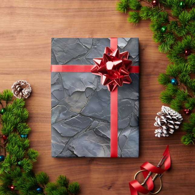 Presente Rolha de papel de enrolamento de textura preta de  (Presente de Natal)