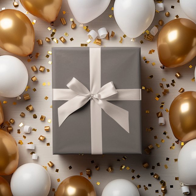 Presente Roll de Papel de Embalagem Clássico em Batch Escur (Criador carregado)