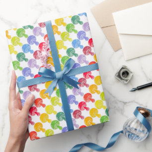 Presente Roll de papel de enrolamento do arco-íris