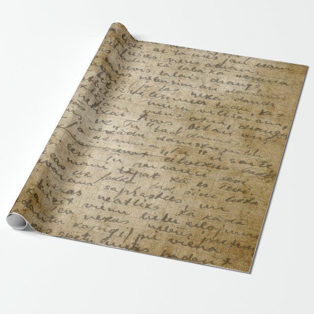 Presente Rolo do papel de envolvimento do estilo 3 da (Desenrolado)