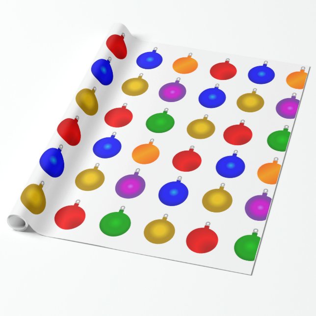 Presente Rolos de papel de enrolamento de lâmpadas de Natal (Desenrolado)