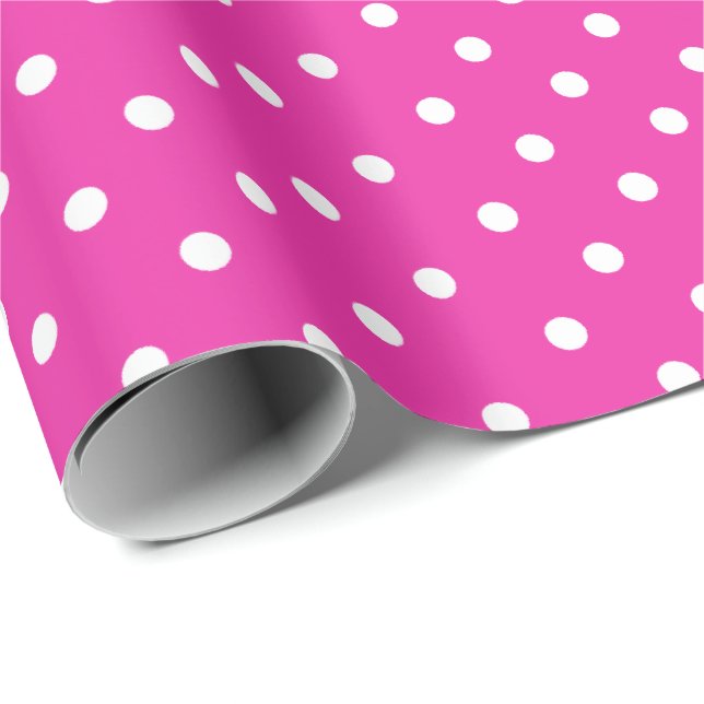 Presente Rosa de Joel | Papel de enrolamento de Bolinhas br (Ponta do rolo)