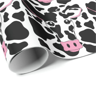 Presente Rosto de vaca com papel de moldagem de Impressão 