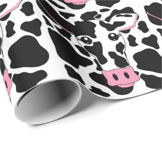 Presente Rosto de vaca com papel de moldagem de Impressão d