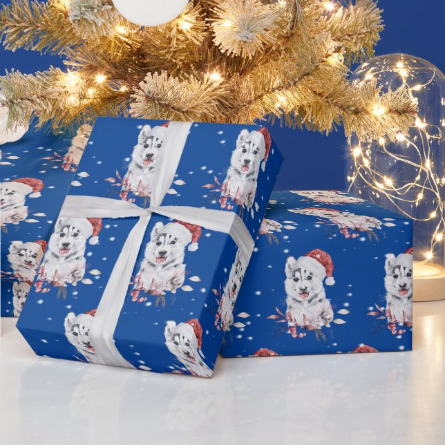Presente Rouco De Natal Com O Papel De Embalagem De Santa H (Feriados)