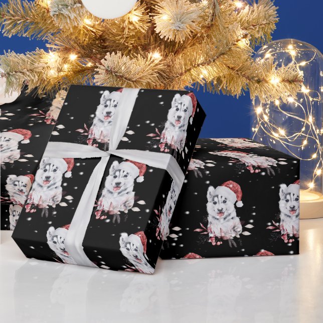 Presente Rouco De Natal Com O Papel De Embalagem De Santa H (Feriados)