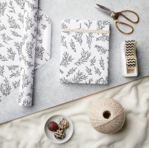 Presente Rustic Floral Dá Aos Obrigados Papel De Moldagem D