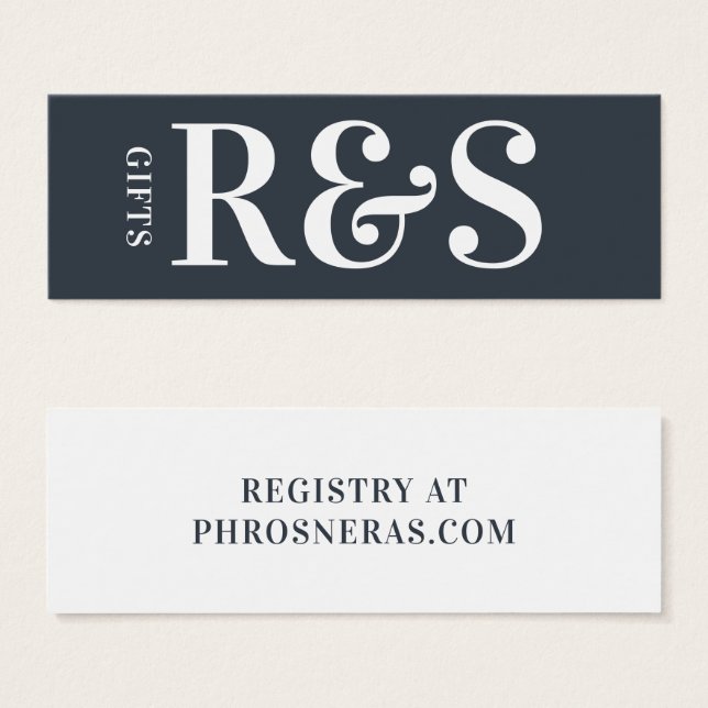 Presente Simples e Grande Monograma (Frente & Verso)