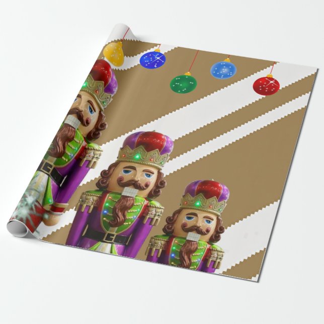 Presente Soldados de papel para moldagem de Natal (Desenrolado)