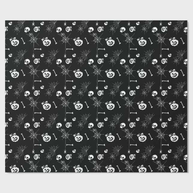 Presente "Spooky Season" Papel de Molho de Halloween (Aberto)