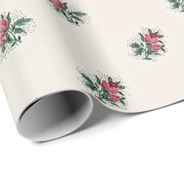Presente Teste padrão feminino do papel de parede do (Ponta do rolo)