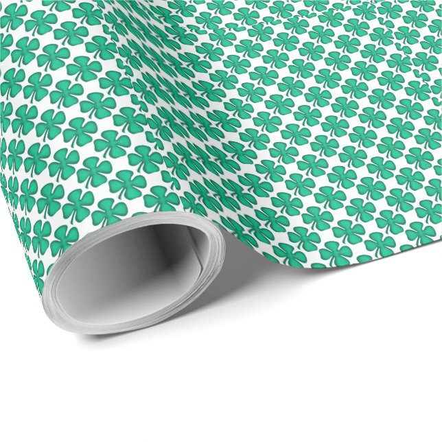 Presente Tiny Quatro Folhas Folhas de plástico papel de emb (Ponta do rolo)