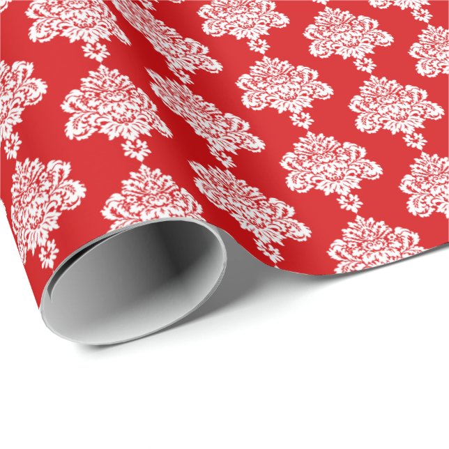 Presente Tomate Vermelho | Papel branco para enrolamento de (Ponta do rolo)