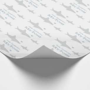 Presente Tubarões bonitos com papel de envolvimento do ch