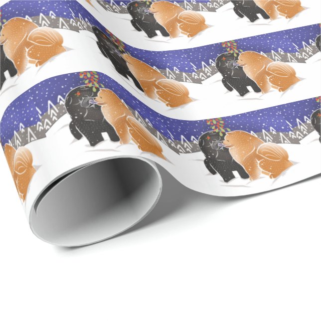 Presente TUDO O QUE EU QUERO PARA O NATAL  Papel de embrulh (Ponta do rolo)