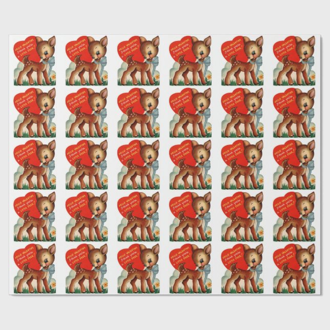 Presente Um papel de envolvimento pequeno dos namorados | (Aberto)